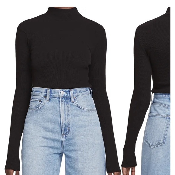 agolde mock neck bodysuit - Picture 1 of 3